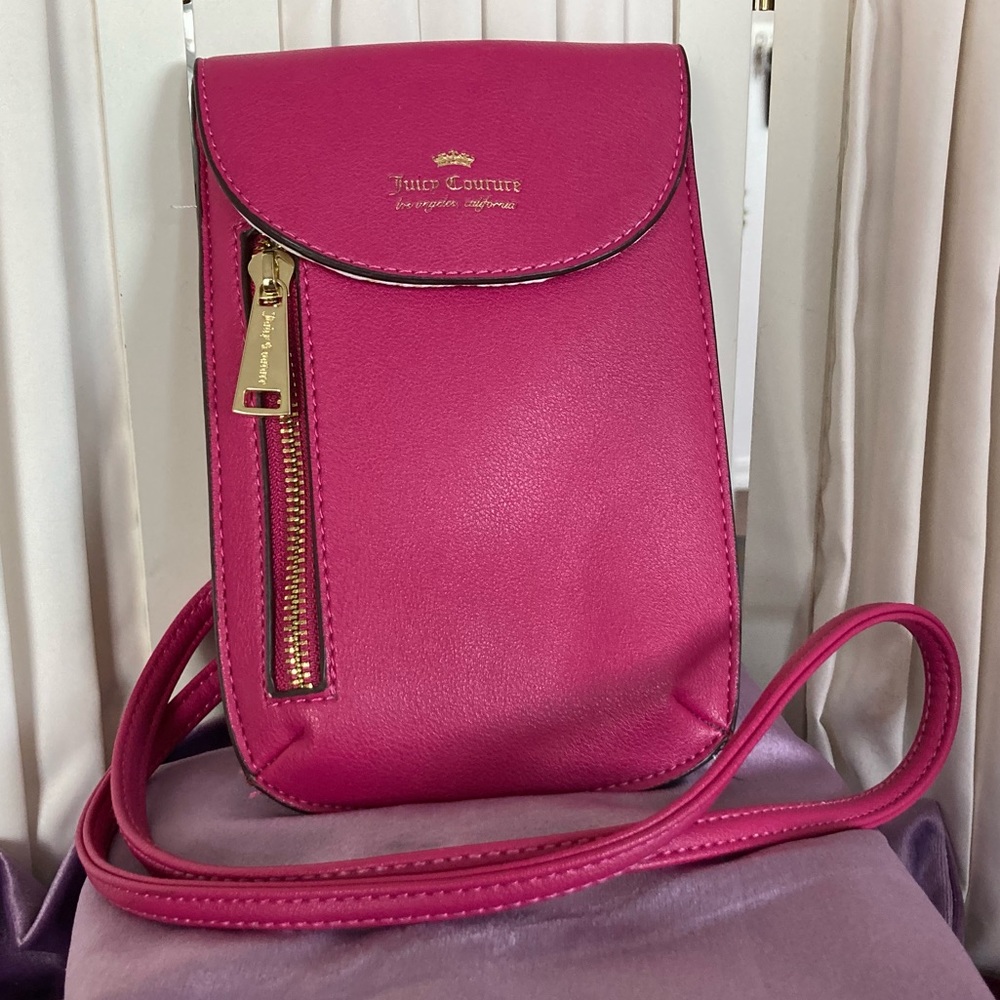 Juicy Couture pink crossbody purse